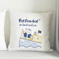 Personalised Peppa Pig Best Grandad Cushion Extra Image 1 Preview